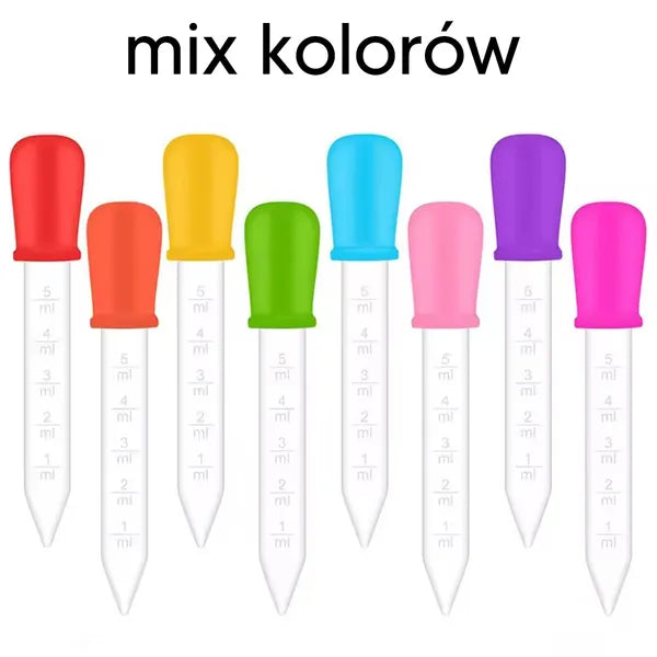 5 ml pipetta gumipumpával, miliméteres skálával