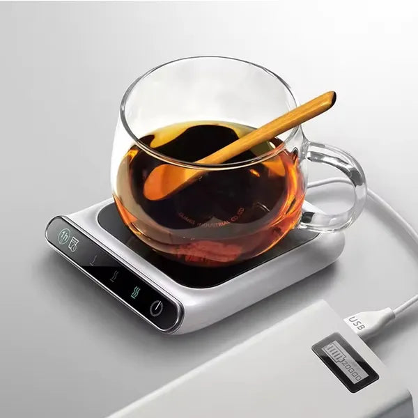 USB-s bögremelegítő, 55 °C, érintőpanel, automatikus lekapcsolás