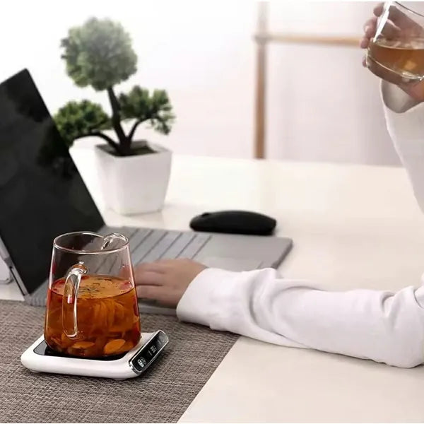 USB-s bögremelegítő, 55 °C, érintőpanel, automatikus lekapcsolás