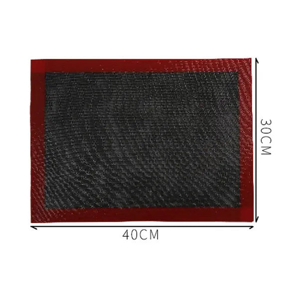 Mikroperforált szilikon sütőlap 30×40 cm, fekete, tapadásmentes