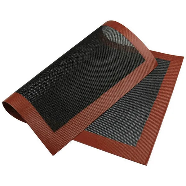 Mikroperforált szilikon sütőlap 30×40 cm, fekete, tapadásmentes