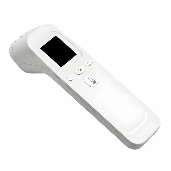 Érintésmentes infravörös lázmérő LCD kijelzővel, fehér