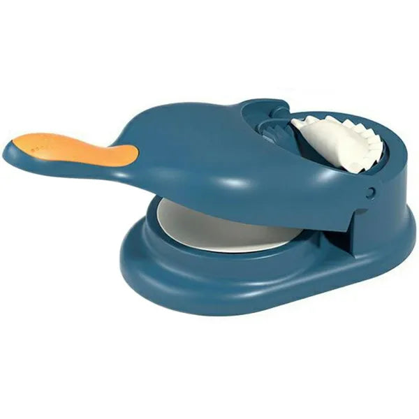 Derelye és ravioli formázó gép, PP műanyag, 28 cm, csúszásgátló, kék