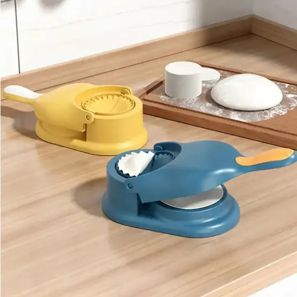 Derelye és ravioli formázó gép, PP műanyag, 28 cm, csúszásgátló, kék