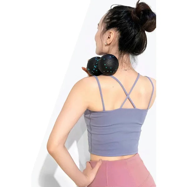 Dupla masszázslabda 16×8 cm, EPP hab, közepes keménység