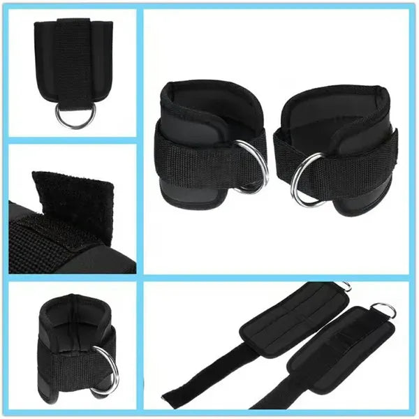 Neoprén bokapánt csigás gépekhez, 2 db, fekete, 46 cm