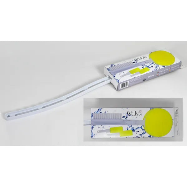 Wellys hosszú nyelű multifunkciós fürdő- és lábkefe 56,5 cm