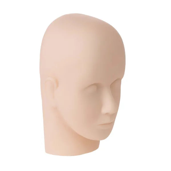 Szilikon tréning fej szempilla hosszabbításhoz, 23,5×13×9 cm