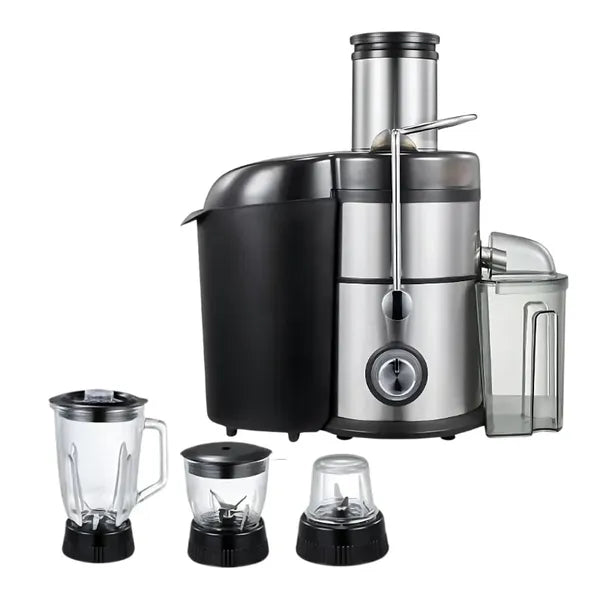 4 az 1-ben gyümölcsfacsaró, turmix, aprító és daráló, 1000 W, 1,5 l