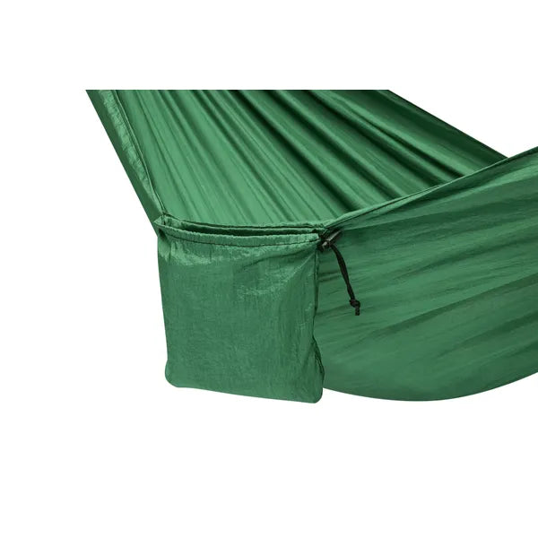 Zöld kemping függőágy 260×140 cm, 120 kg, hordtáskával