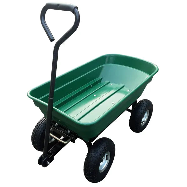 Kerti négykerekű billenő talicska 50 l, 200 kg teherbírással