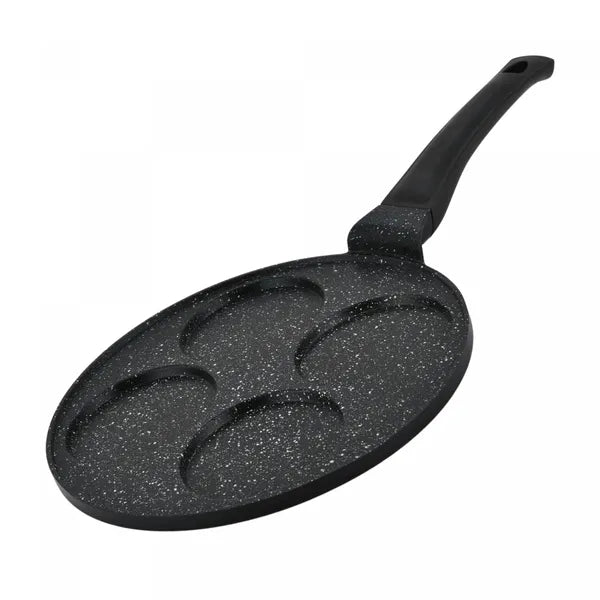 26 cm-es, 4 rekeszes márvány bevonatú, tapadásmentes palacsintasütő
