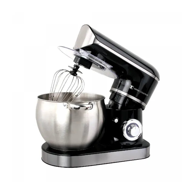 Álló mixer 2200 W teljesítménnyel, 8,5 l rozsdamentes tál, fekete