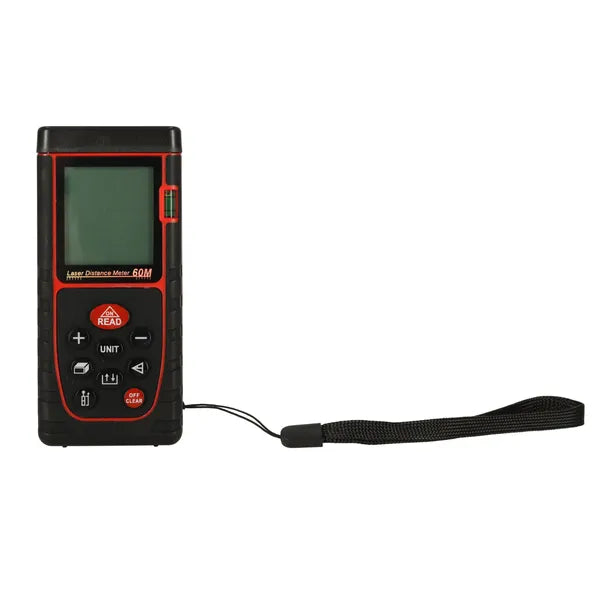 Digitális lézeres távolságmérő 60 m, ±3 mm, IP54, tok, AAA