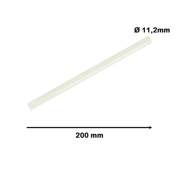 Átlátszó forró ragasztórúd pisztolyhoz, 11×200 mm, 1 kg