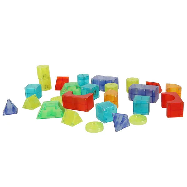 134 db világító mágneses építőkocka készlet 3D figurákhoz, 3+