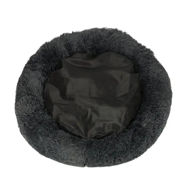 Kutya-macska plüss fekhely 100 cm, sötétszürke, csúszásgátló