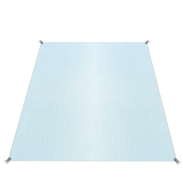 Homokmentes XXL strandtakaró 200×200 cm – kék poliészter