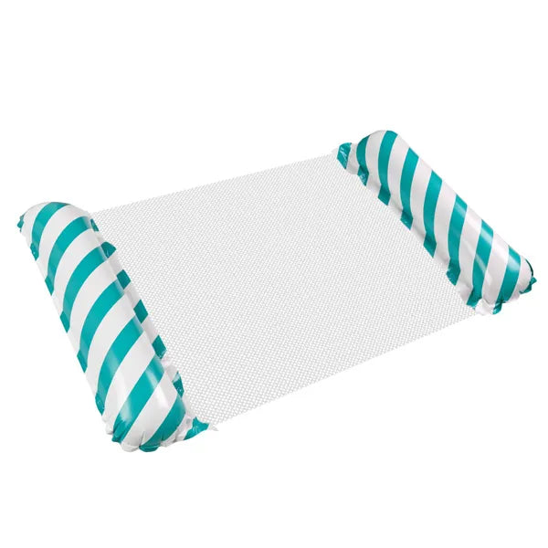 Kék-fehér felfújható vízi hintaágy matrac 110×70 cm, 70 kg teherbírás