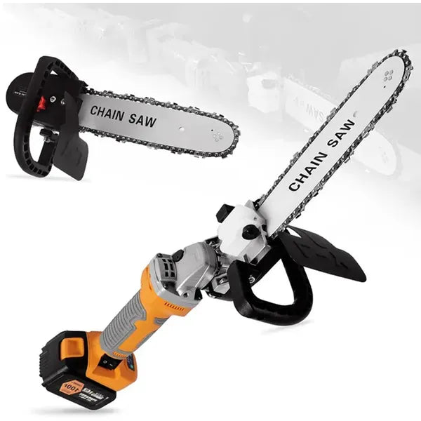 Láncfűrész adapter sarokcsiszolóhoz, 39,5 cm, 3/8'' lánc, ABS/acél