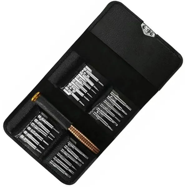 Torx precíziós csavarhúzó készlet 25 az 1-ben, mágneses, tok