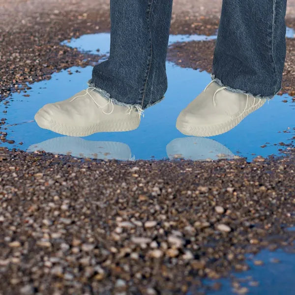 Vízálló szilikon cipővédő huzat, szürke, M (35-38)