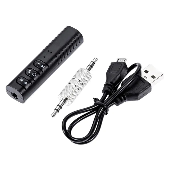 Bluetooth 3.0 AUX adapter 3,5 mm jack, beépített mikrofonnal, 8 óra