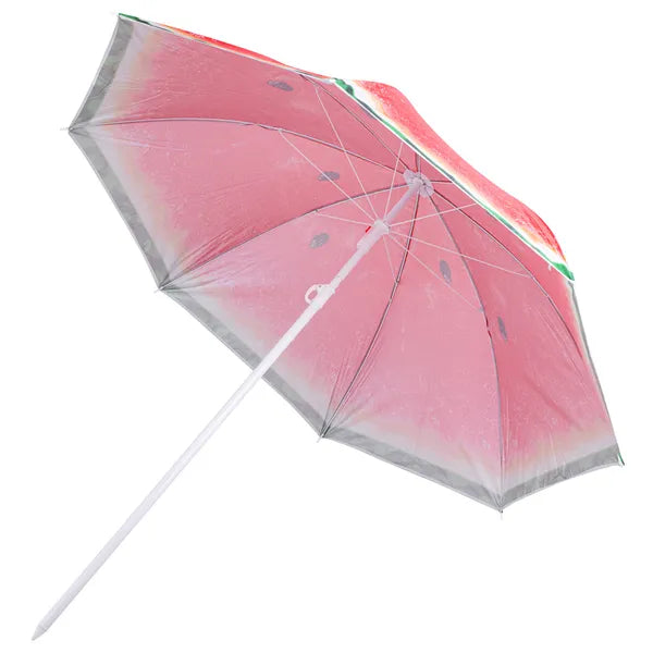 Dönthető kerti-strandi napernyő, 150 cm, UV védelemmel, görögdinnye minta