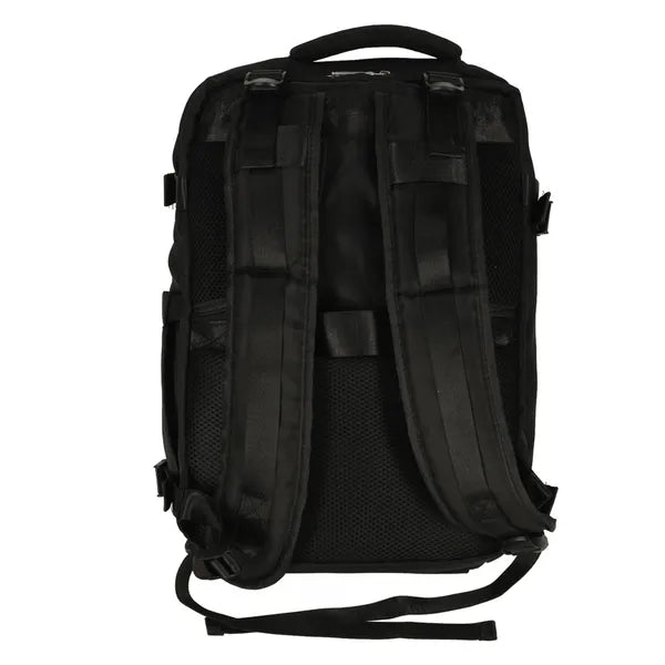 Vízálló kabinméretű utazó hátizsák, 25 l, 45×32 cm, fekete