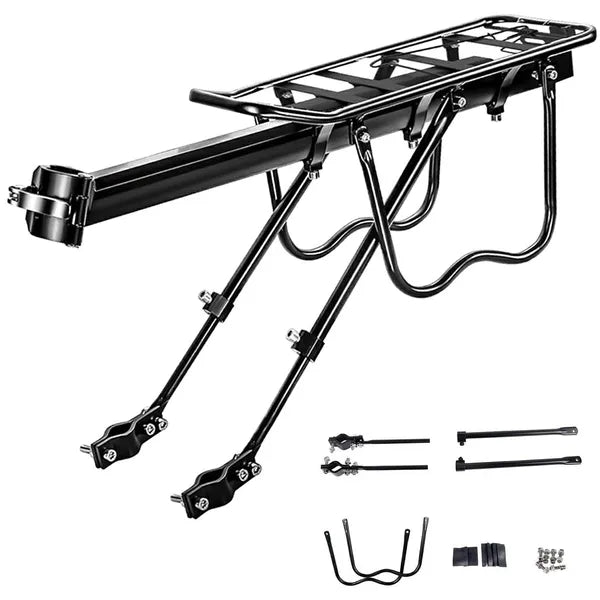 Univerzális állítható hátsó alumínium kerékpár csomagtartó 50 kg