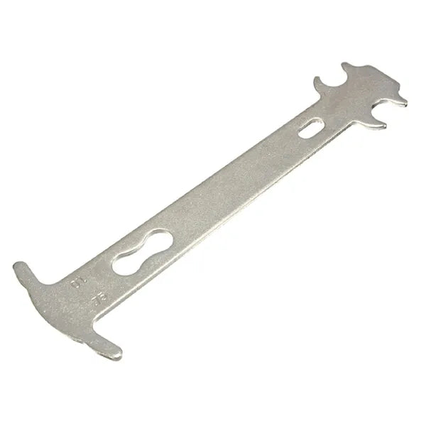 Kerékpárlánc kopásmérő eszköz, 75/100% skálával, 15 cm, acél