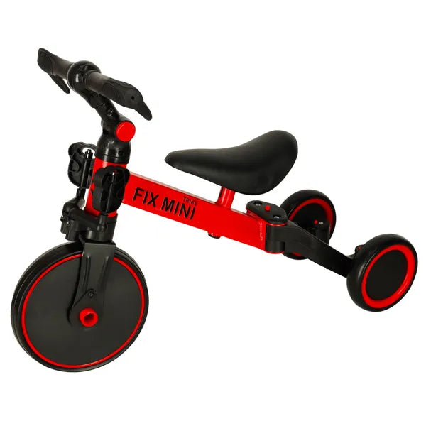 Trike Fix Mini 3 az 1-ben futóbicikli, pedálos tricikli, piros