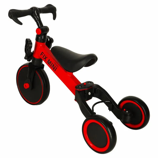 Trike Fix Mini 3 az 1-ben futóbicikli, pedálos tricikli, piros