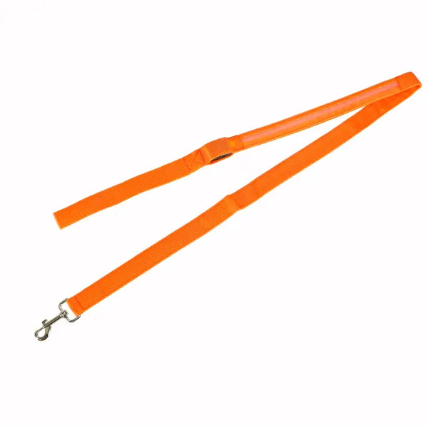 Narancssárga LED világító kutya-macska póráz, 120 cm