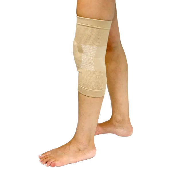 Női bambusz térdszorító zselés párnával, 34–46 cm körméret