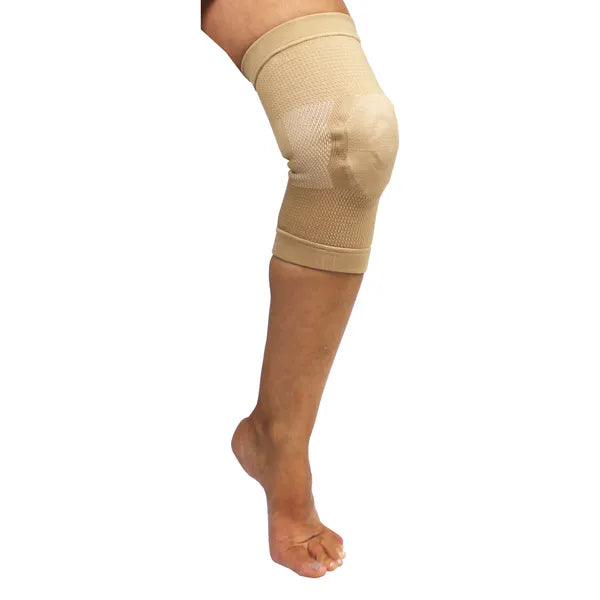 Női bambusz térdszorító zselés párnával, 34–46 cm körméret
