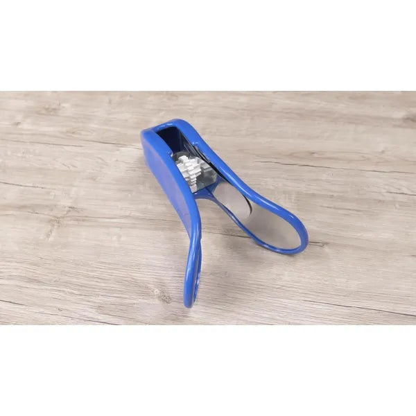 Kék medencefenék- és farizmokat erősítő csípő- és combedző, ABS, 24×15×11 cm