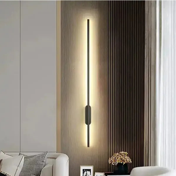 ZD116 fekete LED fali lámpa, 100 cm, 4000K, 15W