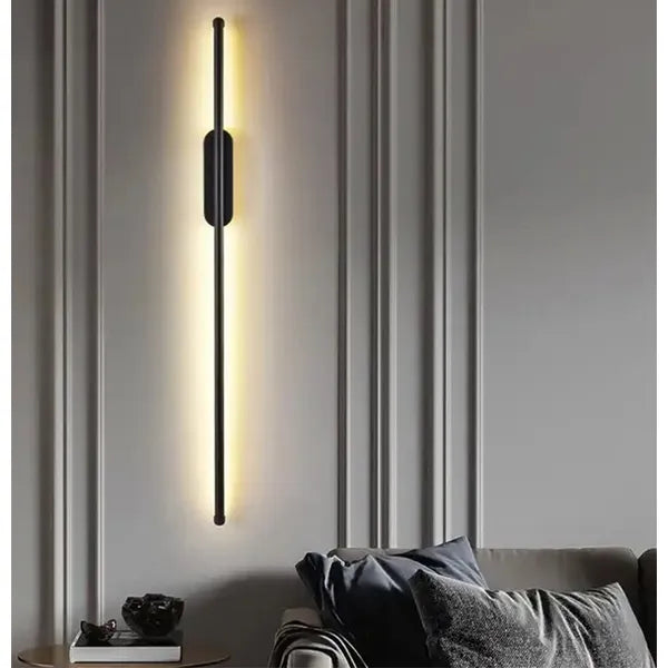 ZD116 fekete LED fali lámpa, 100 cm, 4000K, 15W