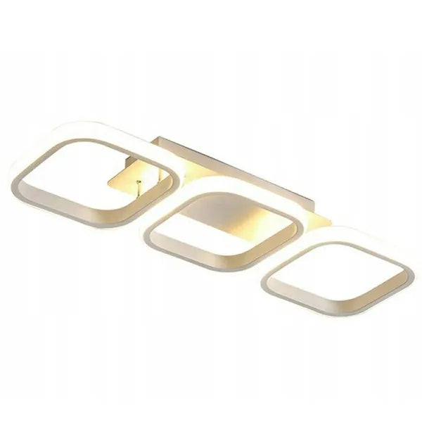Modern energiatakarékos mennyezeti ívelt LED lámpa, 33 W, 23,5 cm x 10 cm x 4 cm, fehér