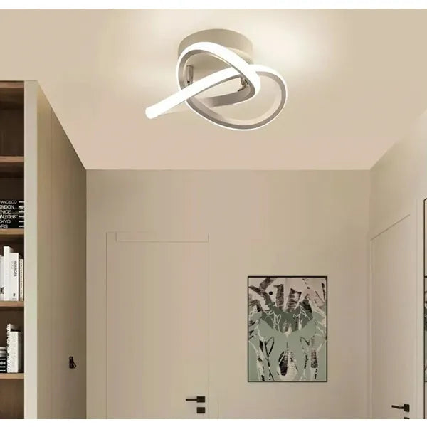 Modern LED mennyezeti lámpa, 12,5 W, 26 cm, fehér, neutrális fény