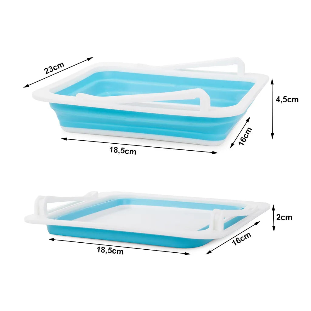 Hűtőszekrény polc, univerzális fiók, 18,5cm x 16cm x 4,5cm, többféle színben