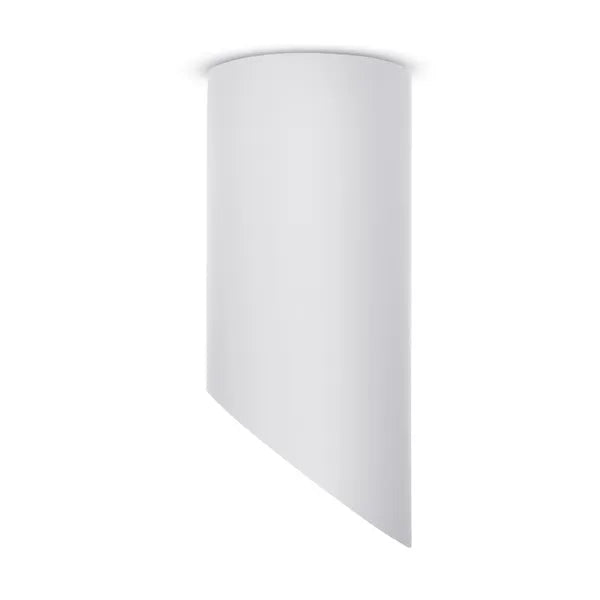 Felületre szerelhető alumínium spotlámpa, kerek, GU10, 55×130 mm, fehér