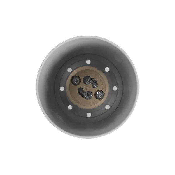 Felületre szerelhető alumínium spotlámpa, kerek, GU10, 55×130 mm, fehér