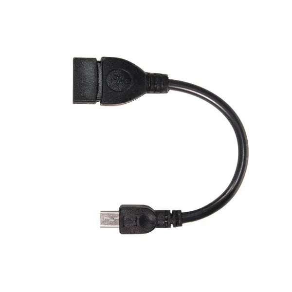 OTG adapter kábel USB-A anya–Micro USB B apa, 15 cm, USB 2.0