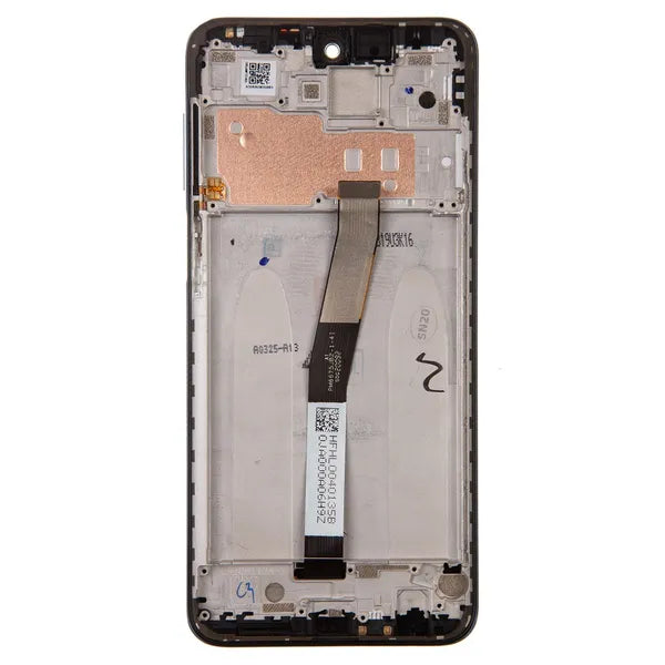 Xiaomi Redmi Note 9 Pro komplett LCD érintőképernyő és előlap, fekete