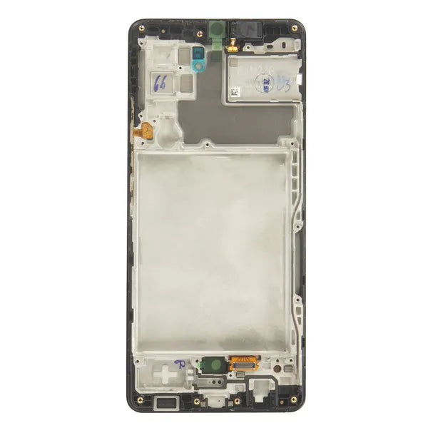 Samsung Galaxy A42 5G (SM-A426B) LCD+érintő előlap, fekete, Service Pack