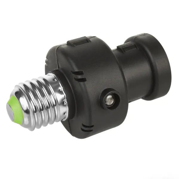 E27 foglalatba csavarható 100 W alkonykapcsolós, időzítős adapter IP20