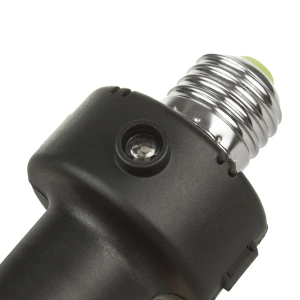E27 foglalatba csavarható 100 W alkonykapcsolós, időzítős adapter IP20