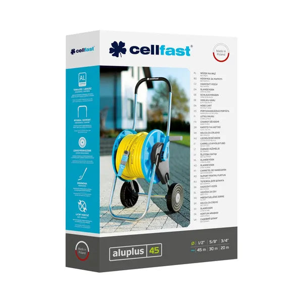 Cellfast aluplus 45m kertöntöző kocsi